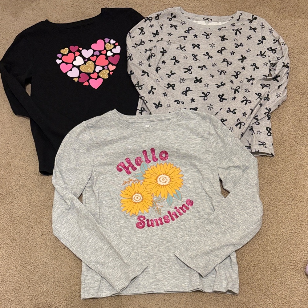 Wonder Nation Kids Long Sleeve Tees